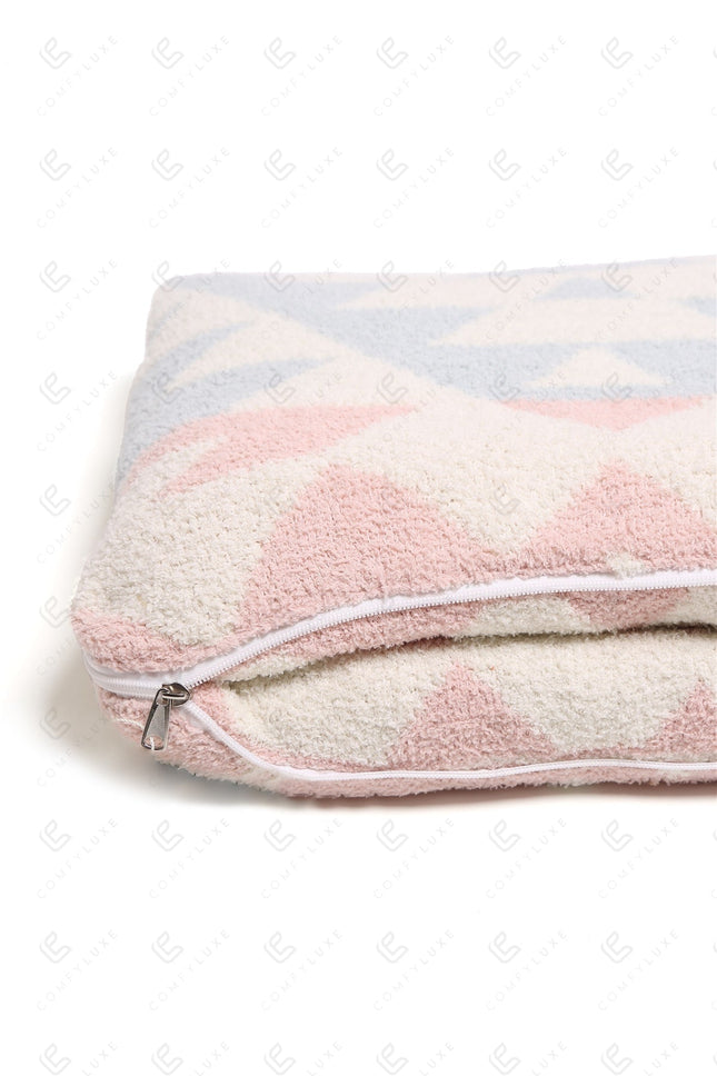 Tribal 2-in-1 Blanket & Pillow – Ultra-Soft Microfiber Throw with Boho Chic Design