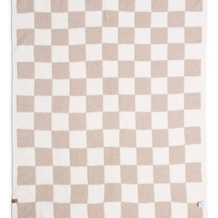 Kids Checkered Fleece Throw Blanket – Ultra Soft & Cozy