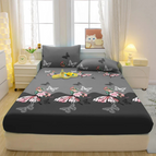 Dark gray with butterfly pattern / 28