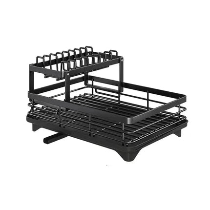 Adjustable Stainless Steel Dish Drying Rack – Compact & Foldable for Small Kitchens
