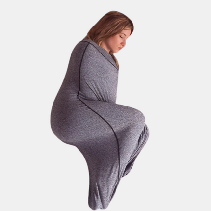 Compression Cocoon Sleep Wrap – Stretchy Anxiety Relief Blanket for Deep Sleep