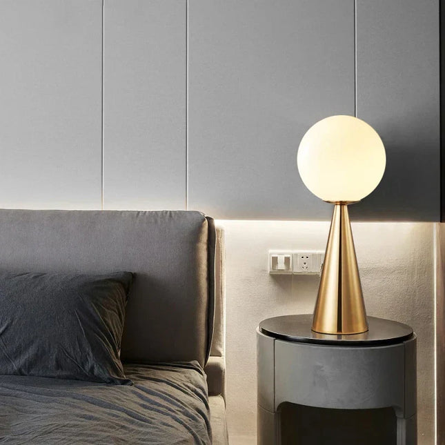 Cone-Shaped LED Table Lamp – Modern Decorative Accent Light for Living Room, Bedroom & Home Décor