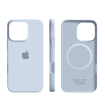 MagSafe Silicone iPhone Case – Shockproof Protection with Soft Microfiber Lining | Premium Slim Cover