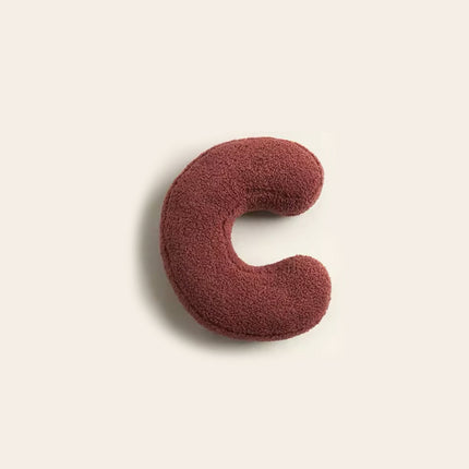 Soft Velvet Alphabet Letter Cushions – Personalized Kids Room Decor & Educational Play Pillow