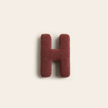 Soft Velvet Alphabet Letter Cushions – Personalized Kids Room Decor & Educational Play Pillow