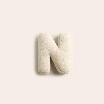 Soft Velvet Alphabet Letter Cushions – Personalized Kids Room Decor & Educational Play Pillow