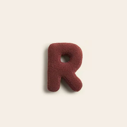 Soft Velvet Alphabet Letter Cushions – Personalized Kids Room Decor & Educational Play Pillow