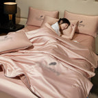 Four-piece set (pillowcase*2 + duvet*1 + sheet*1) / Rose / 59