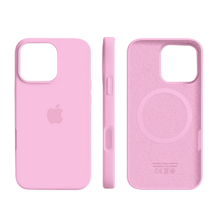 MagSafe Silicone iPhone Case – Shockproof Protection with Soft Microfiber Lining | Premium Slim Cover