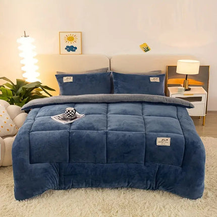 Luxury Lamb Velvet Throw Blanket 59" x 79" & 79" x 91" – Soft, Temperature-Regulating & Machine Washable