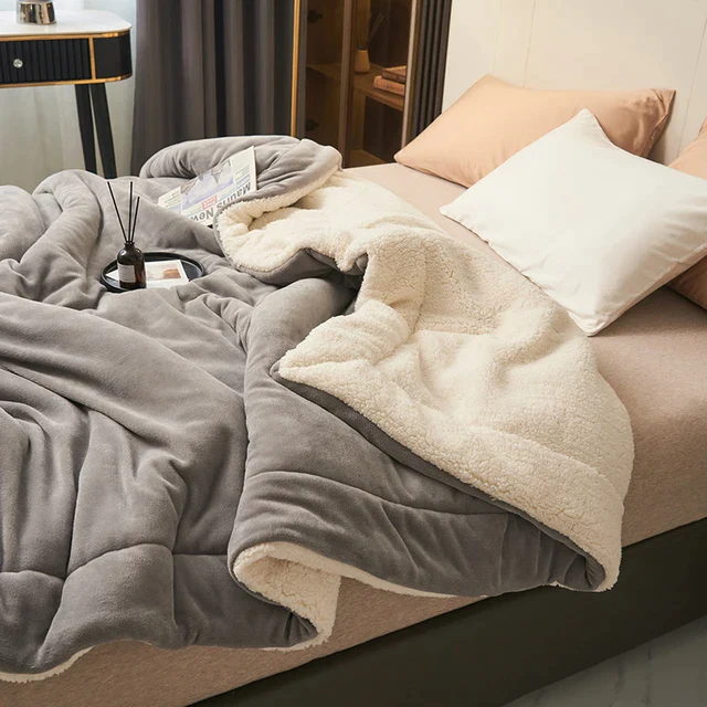 Luxury Fleece Throw Blanket 59" x 79" – Ultra-Soft & Cozy for Living Room & Bedroom