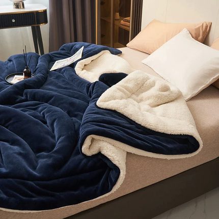 Luxury Fleece Throw Blanket 59" x 79" – Ultra-Soft & Cozy for Living Room & Bedroom