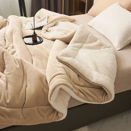 Luxury Fleece Throw Blanket 59" x 79" – Ultra-Soft & Cozy for Living Room & Bedroom