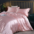 Set: 59 × 79 in + 2x pillowcase / Peach