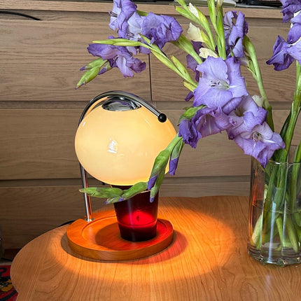 Mid-Century Candle Warmer Lamp – Elegant Flameless Scented Candle Melter for Cozy Home Décor (6" x 7.9")