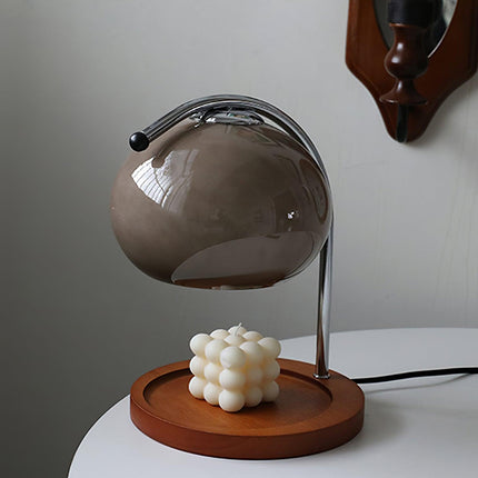 Mid-Century Candle Warmer Lamp – Elegant Flameless Scented Candle Melter for Cozy Home Décor (6" x 7.9")