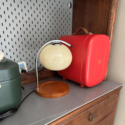 Mid-Century Candle Warmer Lamp – Elegant Flameless Scented Candle Melter for Cozy Home Décor (6" x 7.9")