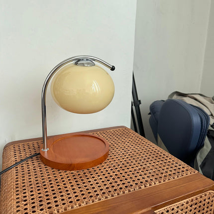 Mid-Century Candle Warmer Lamp – Elegant Flameless Scented Candle Melter for Cozy Home Décor (6" x 7.9")