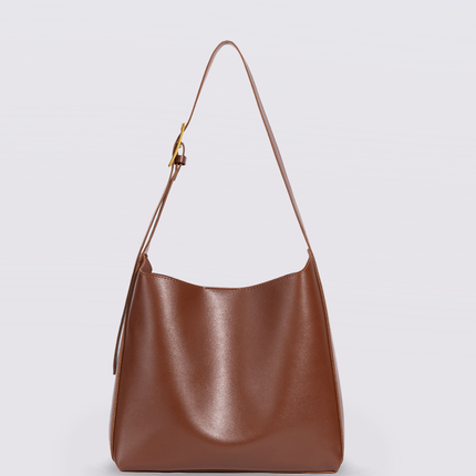 Minimalist Vegan Leather Shoulder Bag