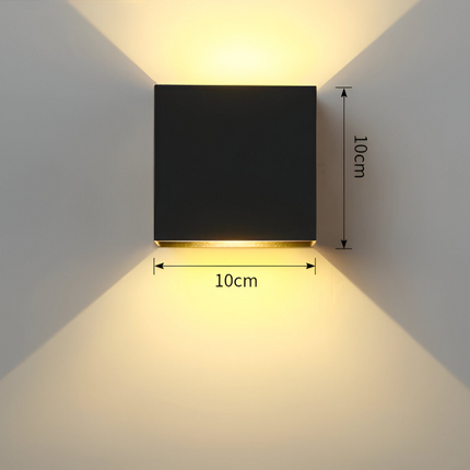 Modern Rechargeable LED Wall Sconce – Up & Down Lighting for Living Room, Hallway, and Bedroom