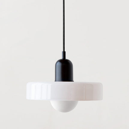 Color-Splash Glass Pendant Light 9.8" º 7.1" / 13.8" º 8.7" – Modern Adjustable Hanging Lamp for Kitchen, Dining & Living Room
