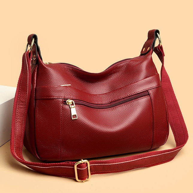 Women’s Leather Shoulder Bag – Spacious & Stylish Vegan Leather Handbag
