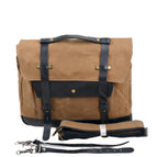 Khaki black leather / 15.7