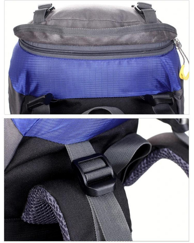 Waterproof 50L Outdoor Hiking Backpack – Durable, Spacious, and Weather-Resistant
