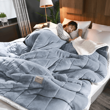 Ultra-Soft Sherpa Fleece Blanket – Cozy Throw for Winter, Sofa, and Bed – Machine Washable, Multiple Sizes