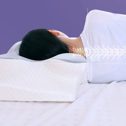Orthopedic Memory Foam Pillow 23.6″ x 15.7″ x 4.7″ – Neck & Spine Support for Side & Back Sleepers, Pain Relief