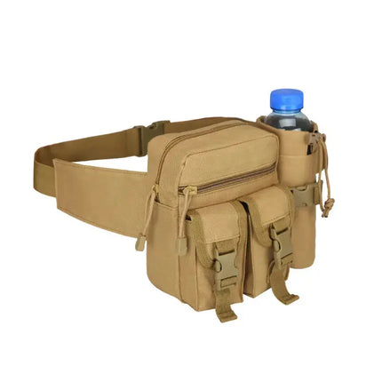 Outdoor Waist Pack with Water Bottle Holder – Durable & Practical Hydration Belt for Hiking, Running, Travel & Everyday Use