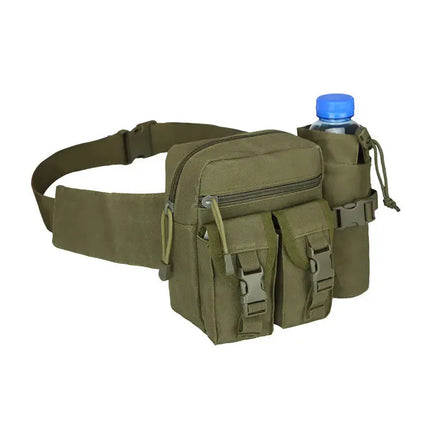 Outdoor Waist Pack with Water Bottle Holder – Durable & Practical Hydration Belt for Hiking, Running, Travel & Everyday Use