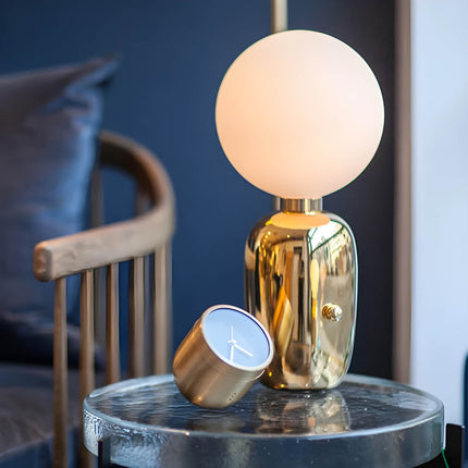 Modern Ring LED Table Lamp 12W – Floating Halo Light Effect, Minimalist Home Decor Accent 12" x 12"