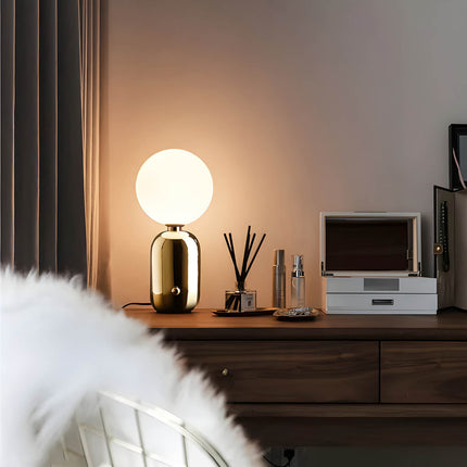 Modern Ring LED Table Lamp 12W – Floating Halo Light Effect, Minimalist Home Decor Accent 12" x 12"