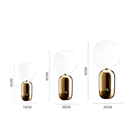 Modern Ring LED Table Lamp 12W – Floating Halo Light Effect, Minimalist Home Decor Accent 12" x 12"