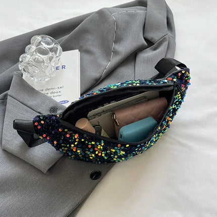 Trendy Crossbody Fanny Pack with Vibrant Print – Adjustable Waist Bag for Daily Use & Festivals
