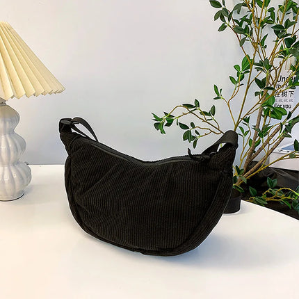 Corduroy Crossbody Bag – Soft, Lightweight & Stylish Everyday Purse