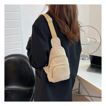 Plush Teddy Crossbody Bag for Women – Soft Fleece Belt Bag with Adjustable Strap – Cozy Winter Accessory