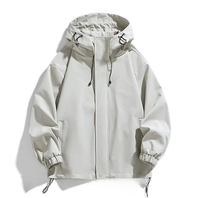 Men’s Plus Size Hooded Ski Jacket – Winter Waterproof Snow Coat