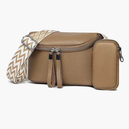 Trendy Crossbody Bag with Extra Pouch – Stylish, Compact & Practical Shoulder Purse
