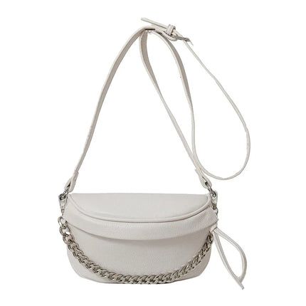 Trendy Chain Strap Crossbody Belt Bag – Chic & Practical Waist Bag for Women