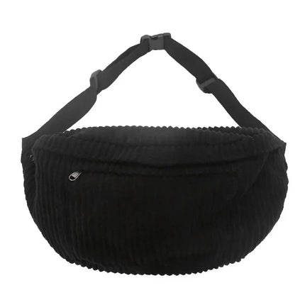Trendy Corduroy Crossbody Bag – Spacious, Adjustable, and Comfortable