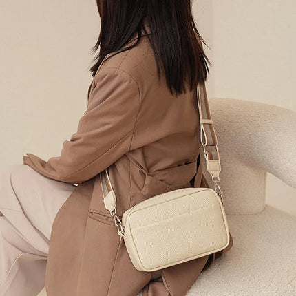 Beige Shoulder Bag for Women – Compact, Stylish & Practical Everyday Handbag