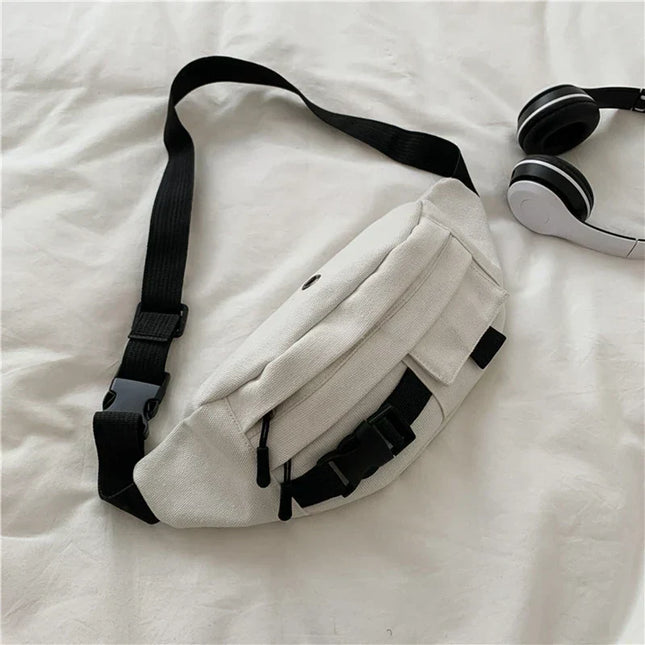 Trendy Crossbody Fanny Pack with Colorful Print – Stylish & Comfortable Waist Bag for Festivals, Travel, and Daily Use