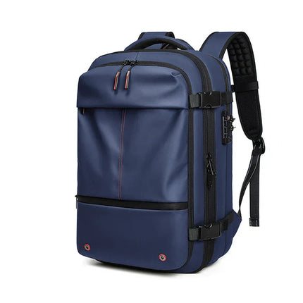 Waterproof Anti-Theft Laptop Travel Backpack – 40L Carry-On Bag with USB Port & TSA Lock