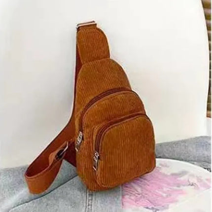 Plush Teddy Crossbody Bag for Women – Soft Fleece Belt Bag with Adjustable Strap – Cozy Winter Accessory