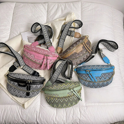 Boho Patchwork Crossbody Bag – Colorful Hippie Festival Sling Purse