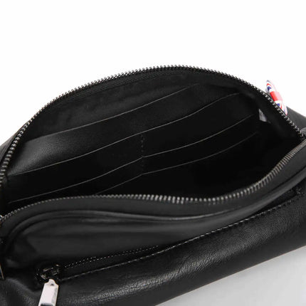 Trendy Crossbody Fanny Pack with Patches – Stylish Belt Bag for Casual Streetwear