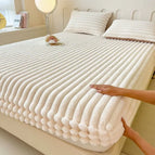 Double: 38 × 75 in / Beige