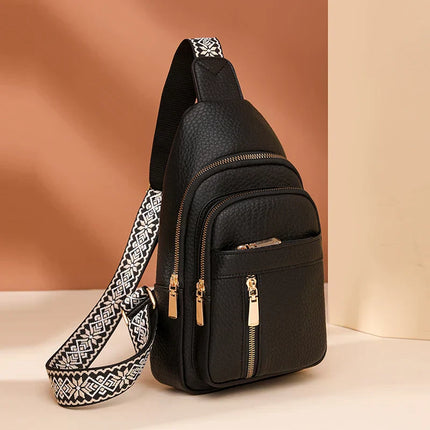 Trendy Crossbody Sling Bag – Adjustable Strap, Multiple Pockets, Stylish & Practical